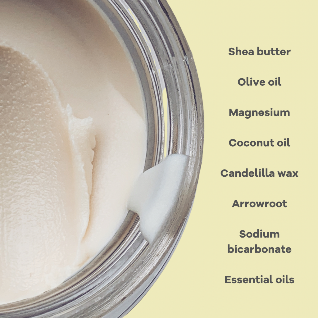 The Natural Deodorant Co Clean Deodorant Balm Lemon & Geranium 55g