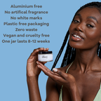 The Natural Deodorant Co Gentle Deodorant Cream - Coconut & Shea (Unscented) 55g