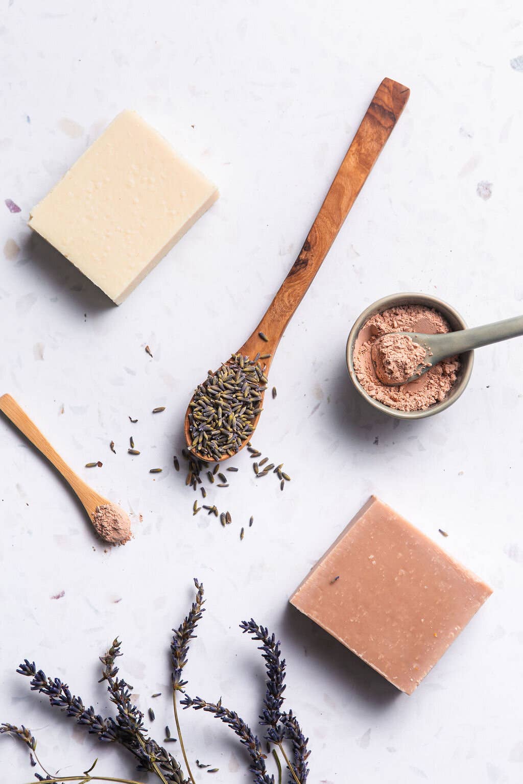 100% Natural Three Flowers & Clay Soap