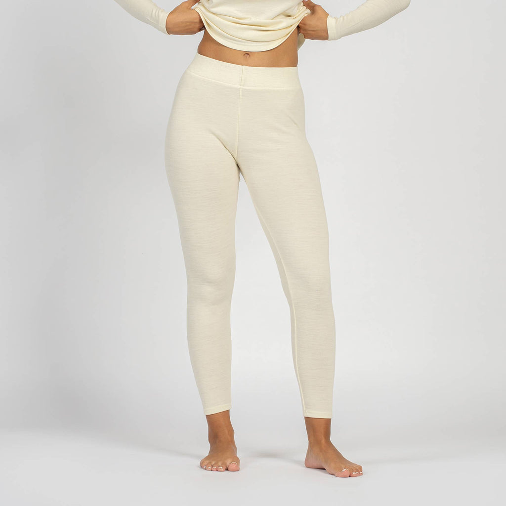 Merino Wool Yoga Pants - Women's Fitness Leggings