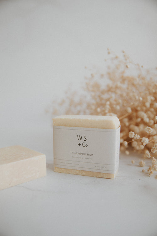100% Natural  Rosemary & Lavender Shampoo Bar - Wild Sage + Co
