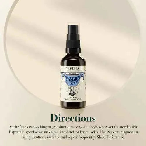 Napiers Magnesium Oil Spray - High Strength Body Spray for Joints, Muscles & Sleep - 100ml