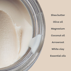 The Natural Deodorant Co  Cream Tangerine 55g  - Baking Soda Free