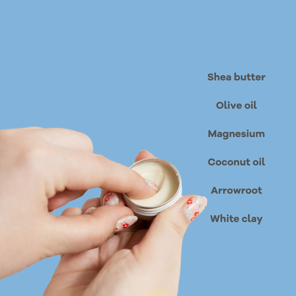 The Natural Deodorant Co Gentle Deodorant Cream - Coconut & Shea (Unscented) Mini 10g