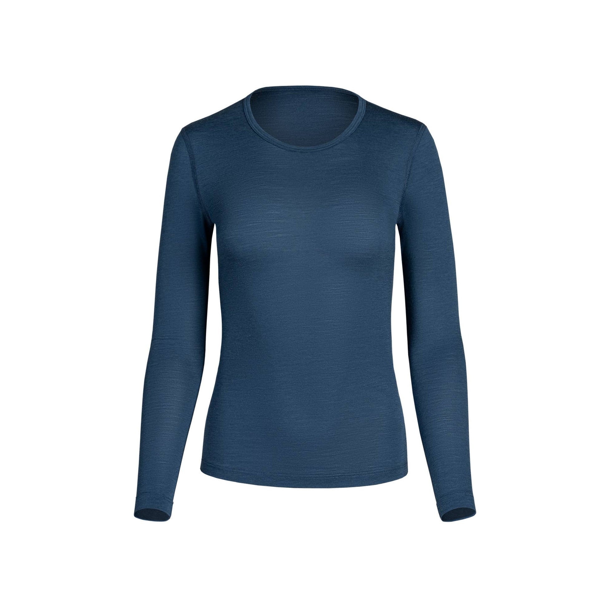 Organic Merino Wool Long-Sleeve Base Layer - Women's Thermal Top