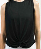 Lyocell Tank Top with Front Tie