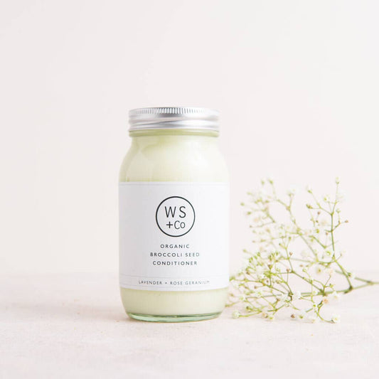 Organic Broccoli + Rose Geranium  Conditioner  - Vegan