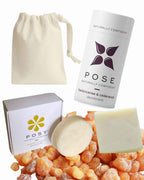 Deodorant, shampoo & conditioner bar cotton bag bundle