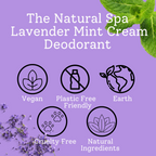 Lavender Mint Cream deodorant balm - naturally bicarb and aluminium free