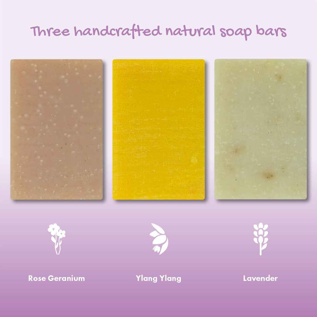 Trio Gift Set - Rose Geranium, Ylang Ylang, Lavender