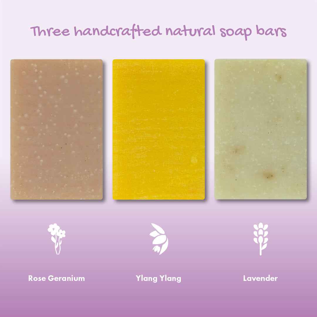 Trio Gift Set - Rose Geranium, Ylang Ylang, Lavender
