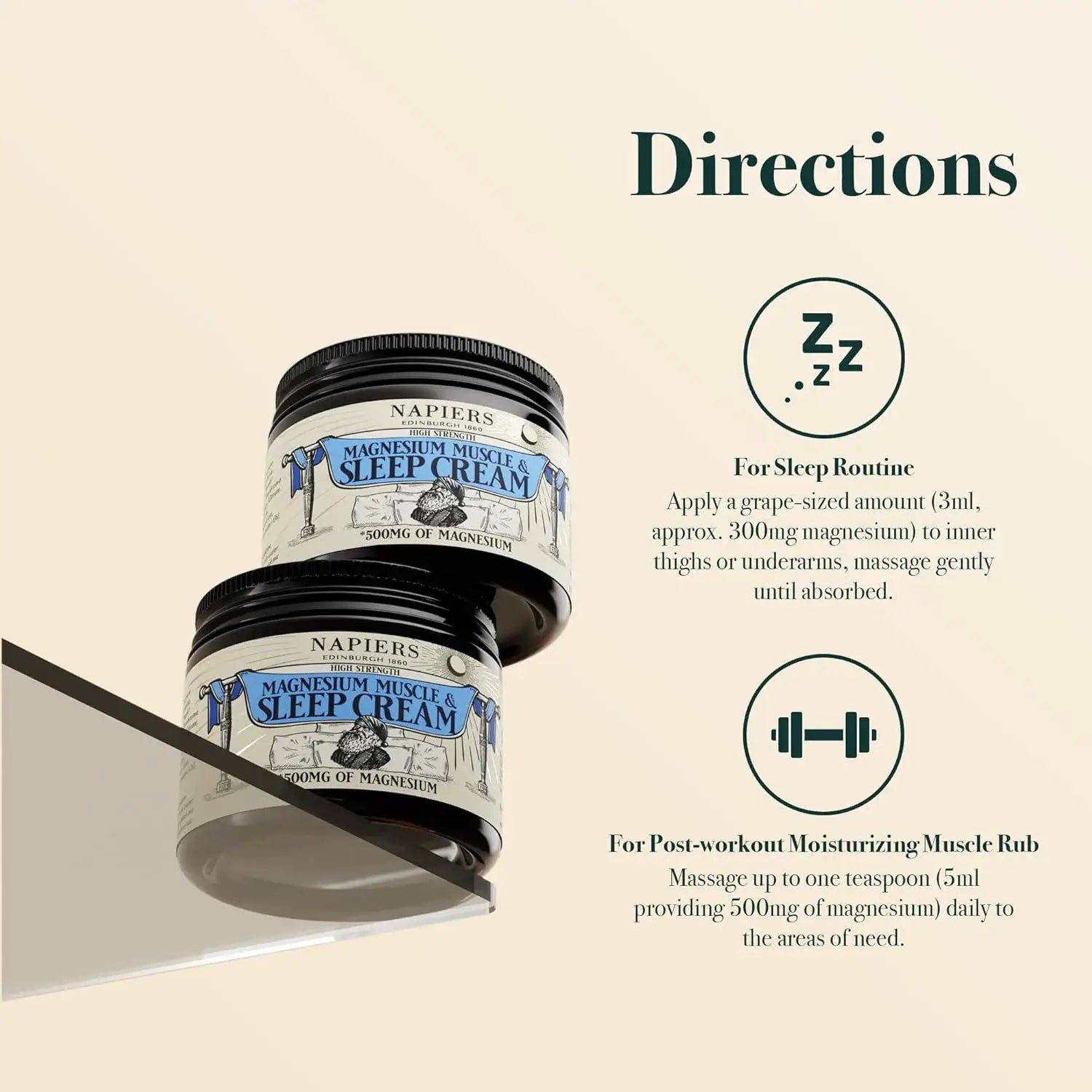 100% Natural Magnesium Muscle and Sleep  Cream