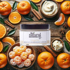 The Natural Deodorant Co  Cream Tangerine 55g  - Baking Soda Free