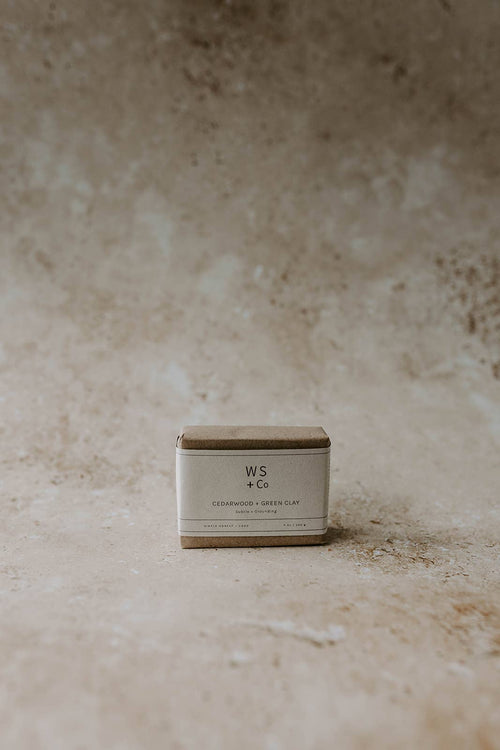 100% Natural Green Clay & Cedarwood Soap