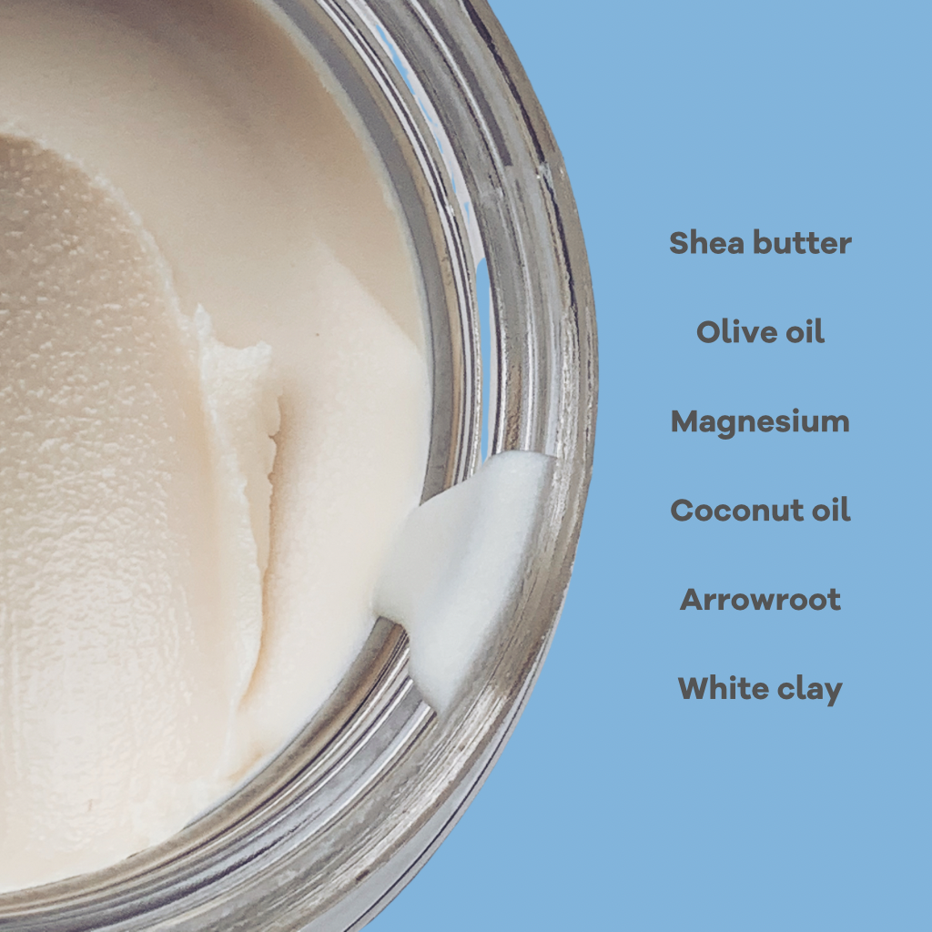 The Natural Deodorant Co Gentle Deodorant Cream - Coconut & Shea (Unscented) 55g