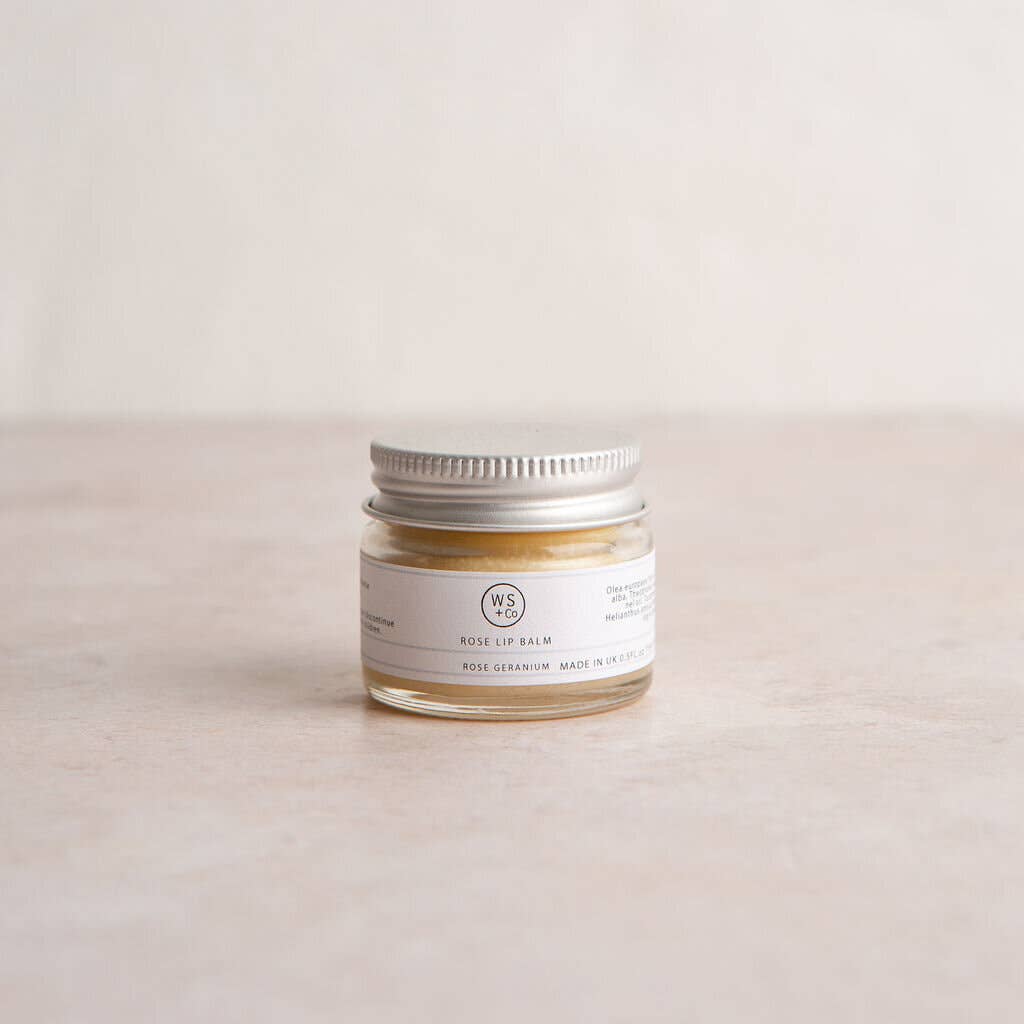 100% Natural Rose Geranium Lip Balm - WILD SAGE + CO