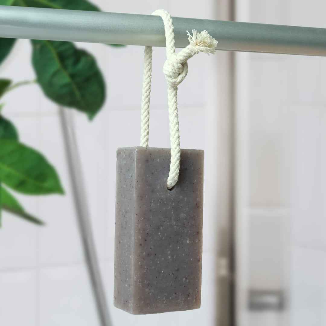 Natural Soap On A Rope - 'Woody' Patchouli & Sandalwood 125g