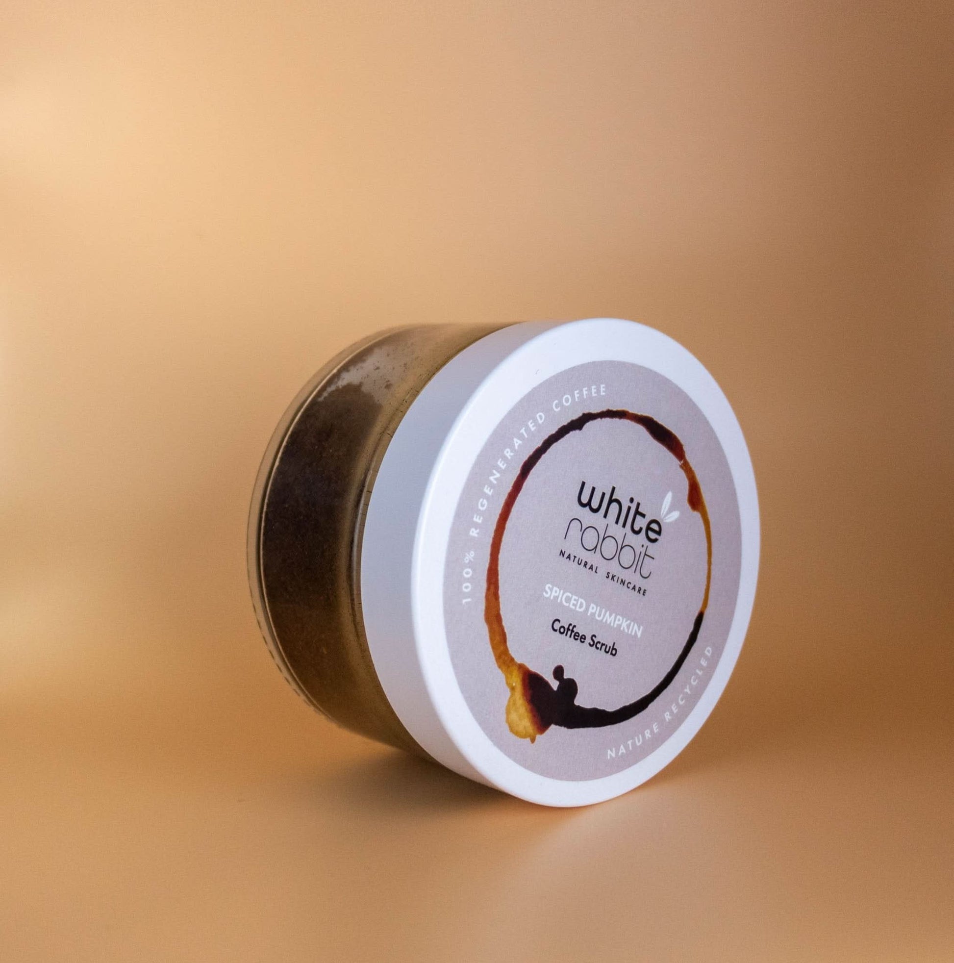 Spiced Pumpkin Face & Body Coffee Scrub-White Rabbit