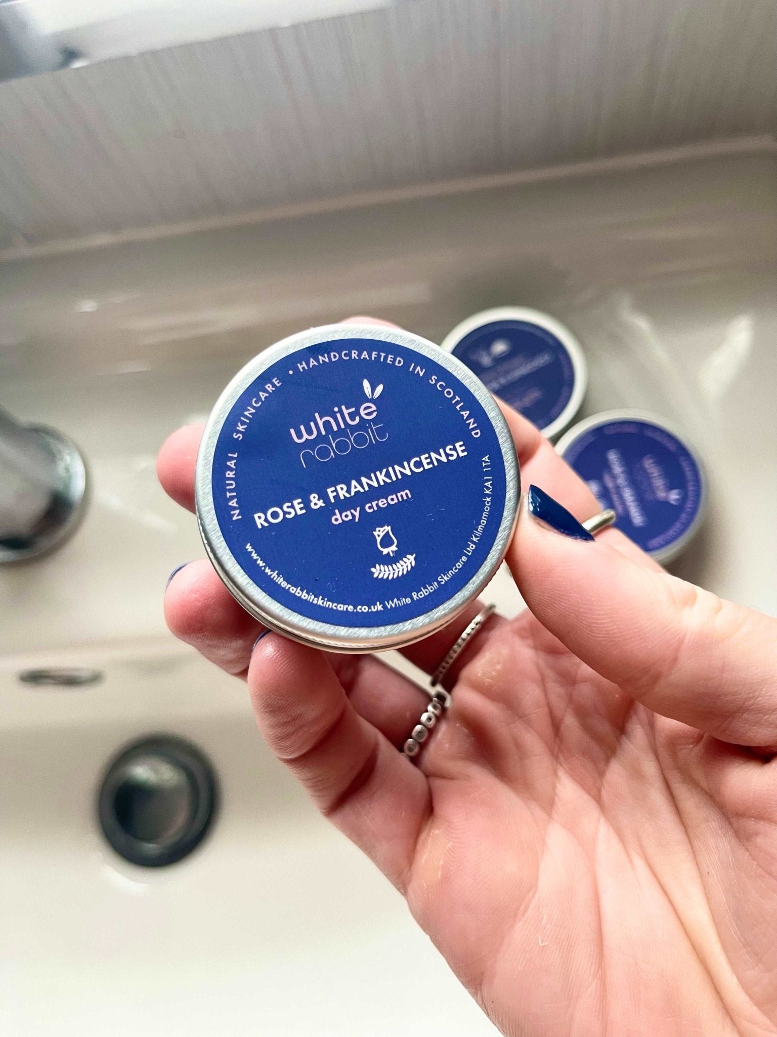 Rose & Frankincense Revitalising Day Cream - travel size 30ml-White Rabbit